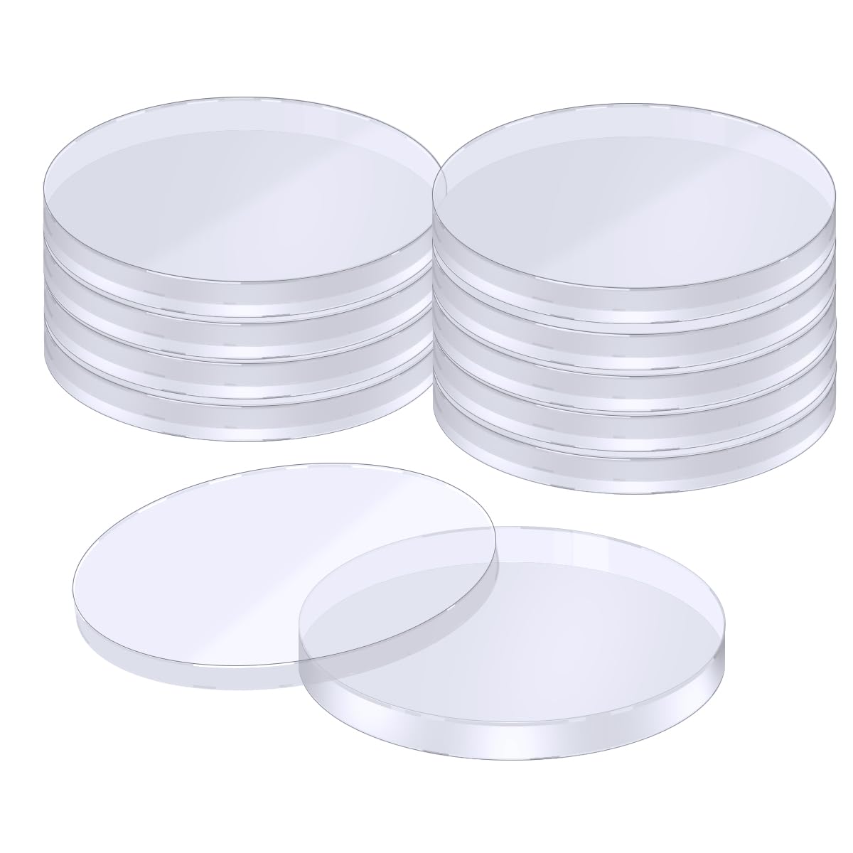 Petri Dishes Plastic (500 Pcs)